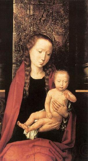 Hans Memling Virgin and Child Enthroned Germany oil painting art